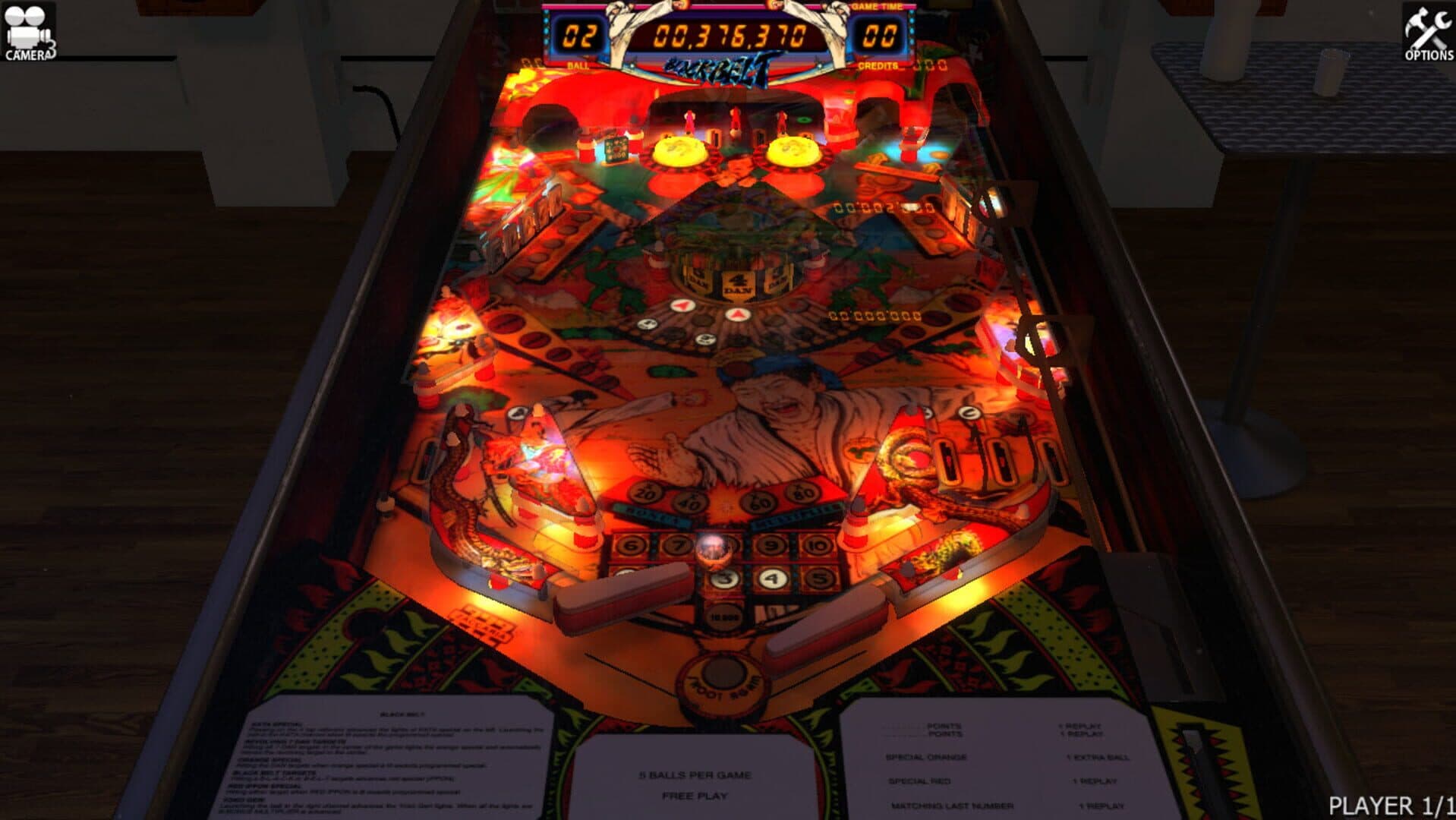 Zaccaria Pinball: Blackbelt Table screenshot 3