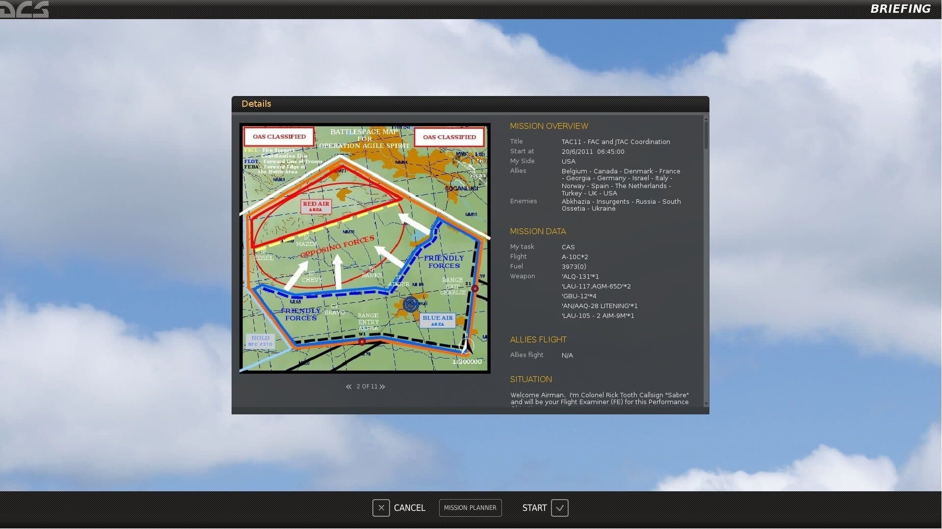 DCS World: A-10C - Tactical Training Qualification Campaign screenshot 9