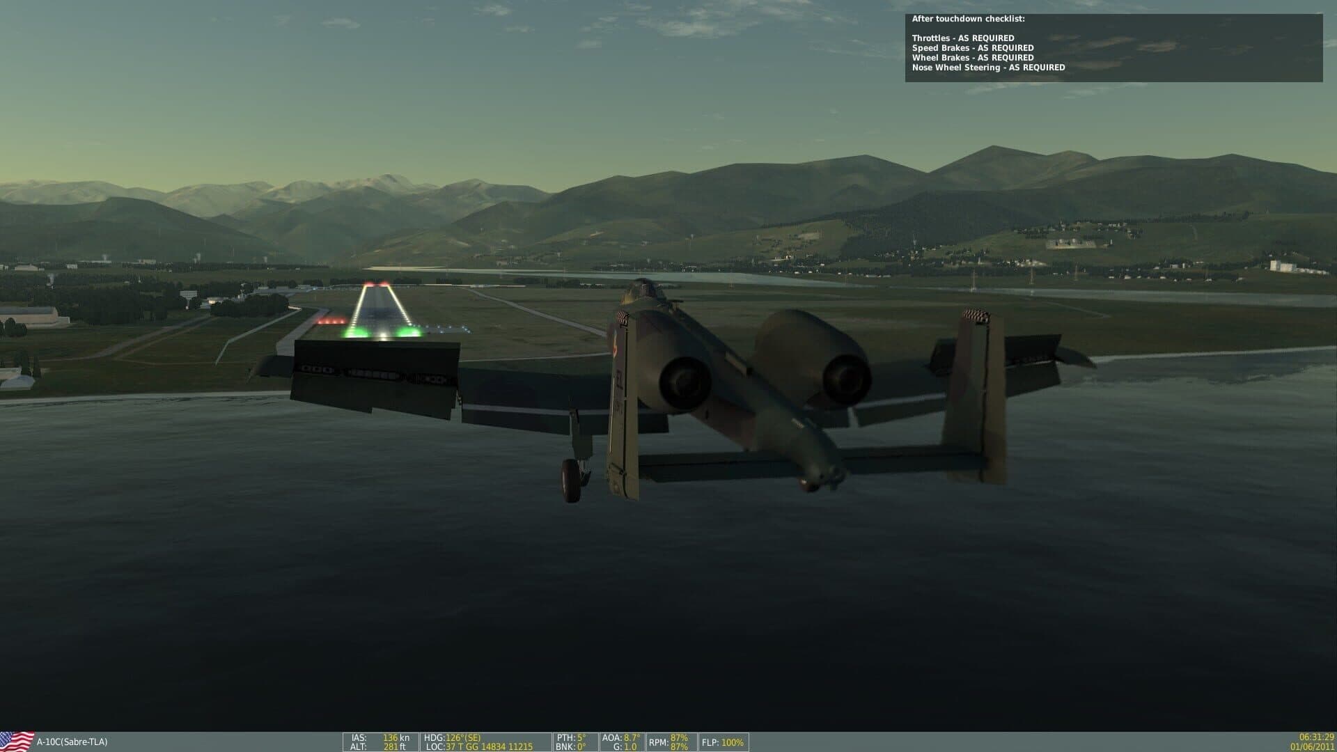 DCS World: A-10C - Basic Flight Training Campaign screenshot 2