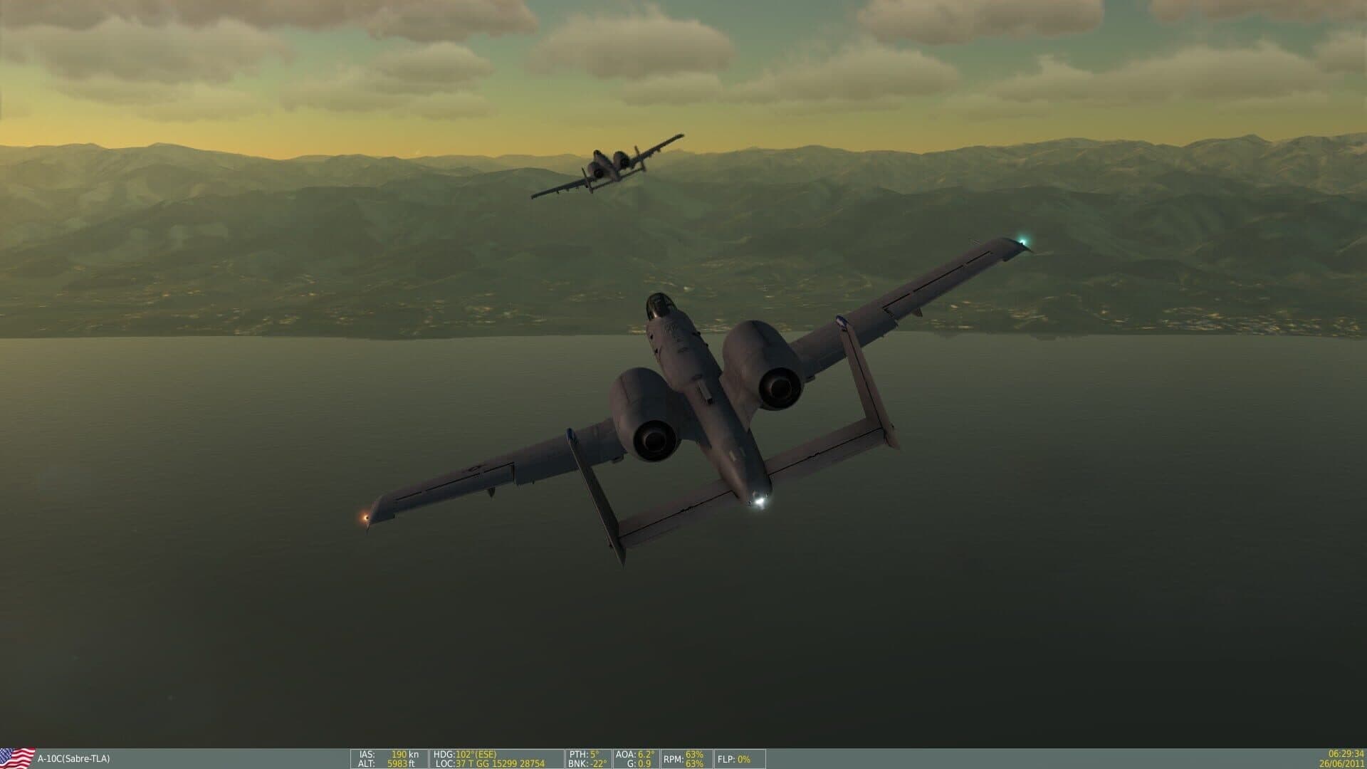 DCS World: A-10C - Basic Flight Training Campaign screenshot 1