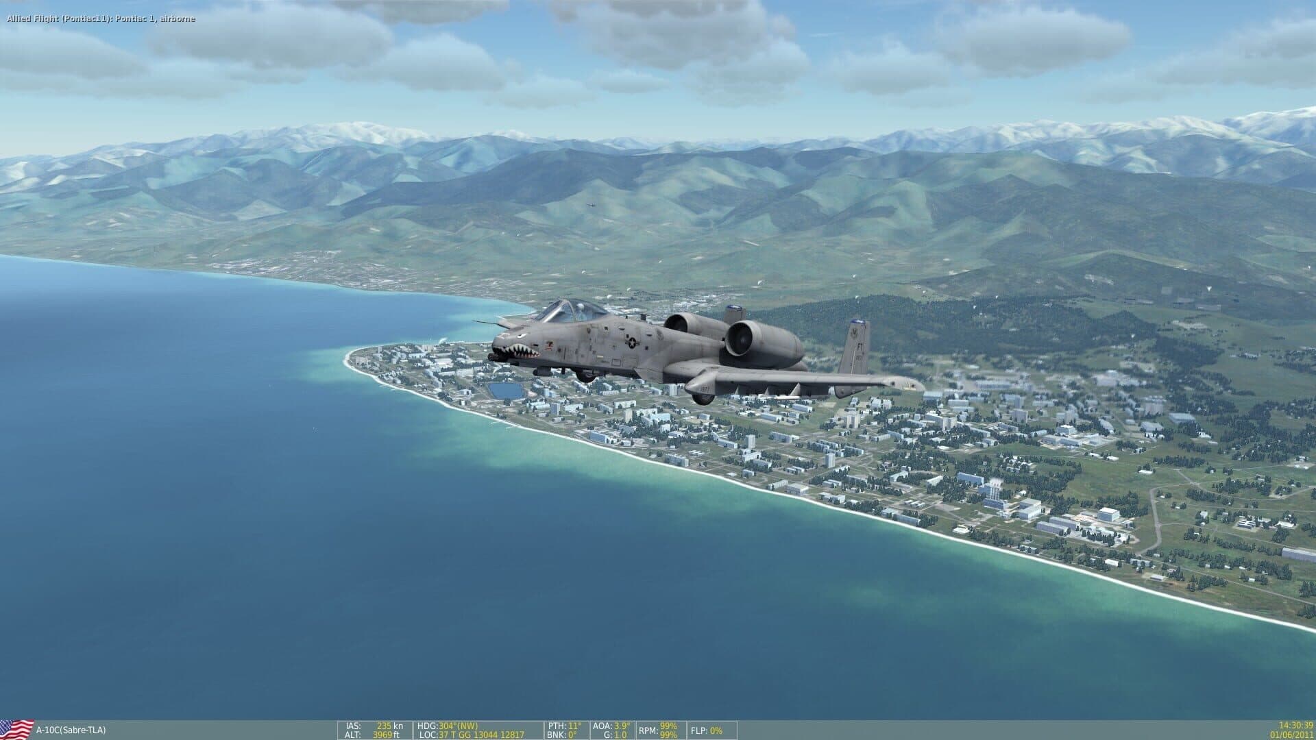 DCS World: A-10C - Basic Flight Training Campaign screenshot 6
