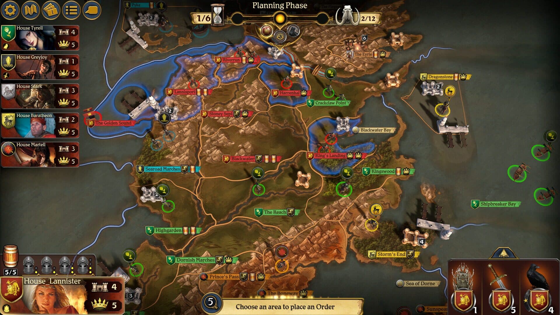 A Game of Thrones: The Board Game - Digital Edition: A Dance With Dragons screenshot 4