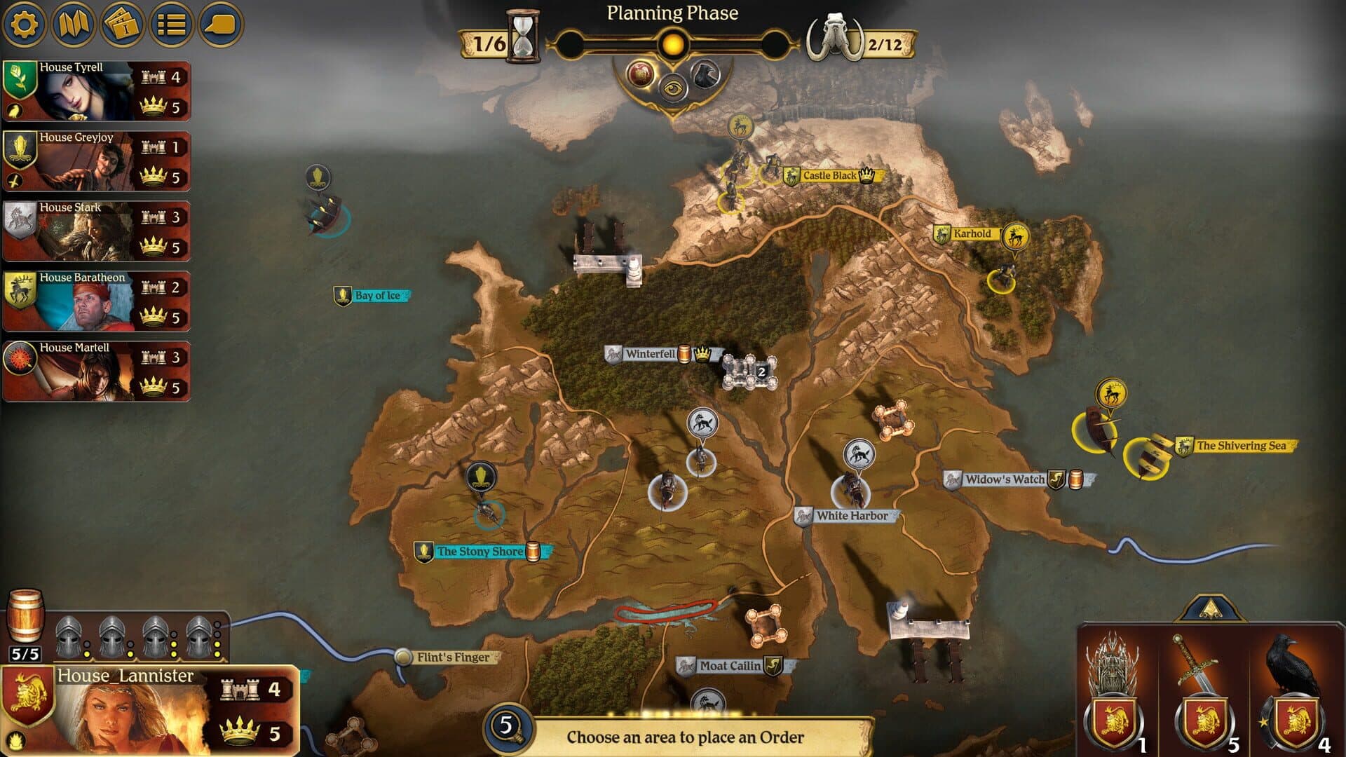 A Game of Thrones: The Board Game - Digital Edition: A Dance With Dragons screenshot 2