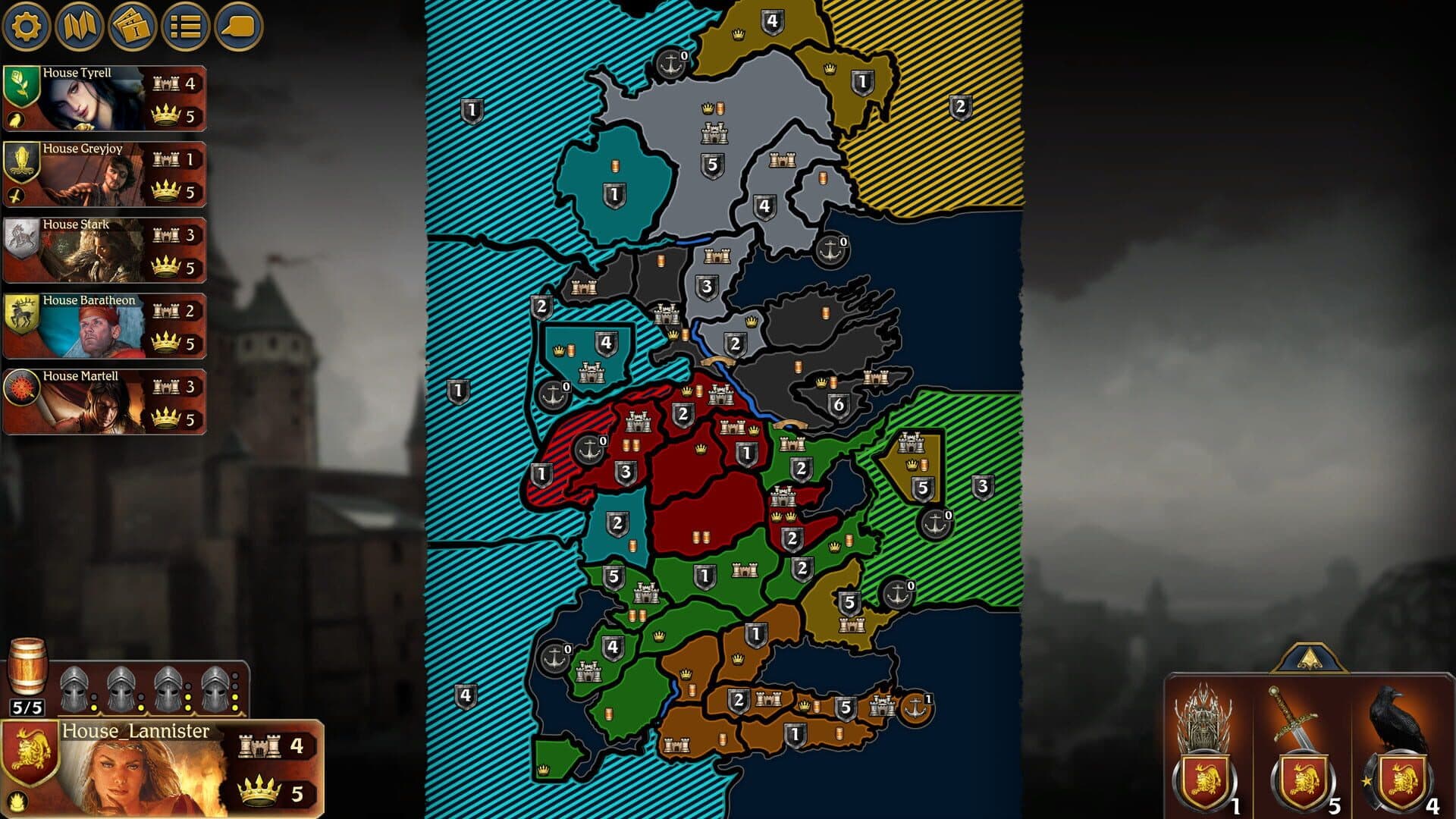 A Game of Thrones: The Board Game - Digital Edition: A Dance With Dragons screenshot 5