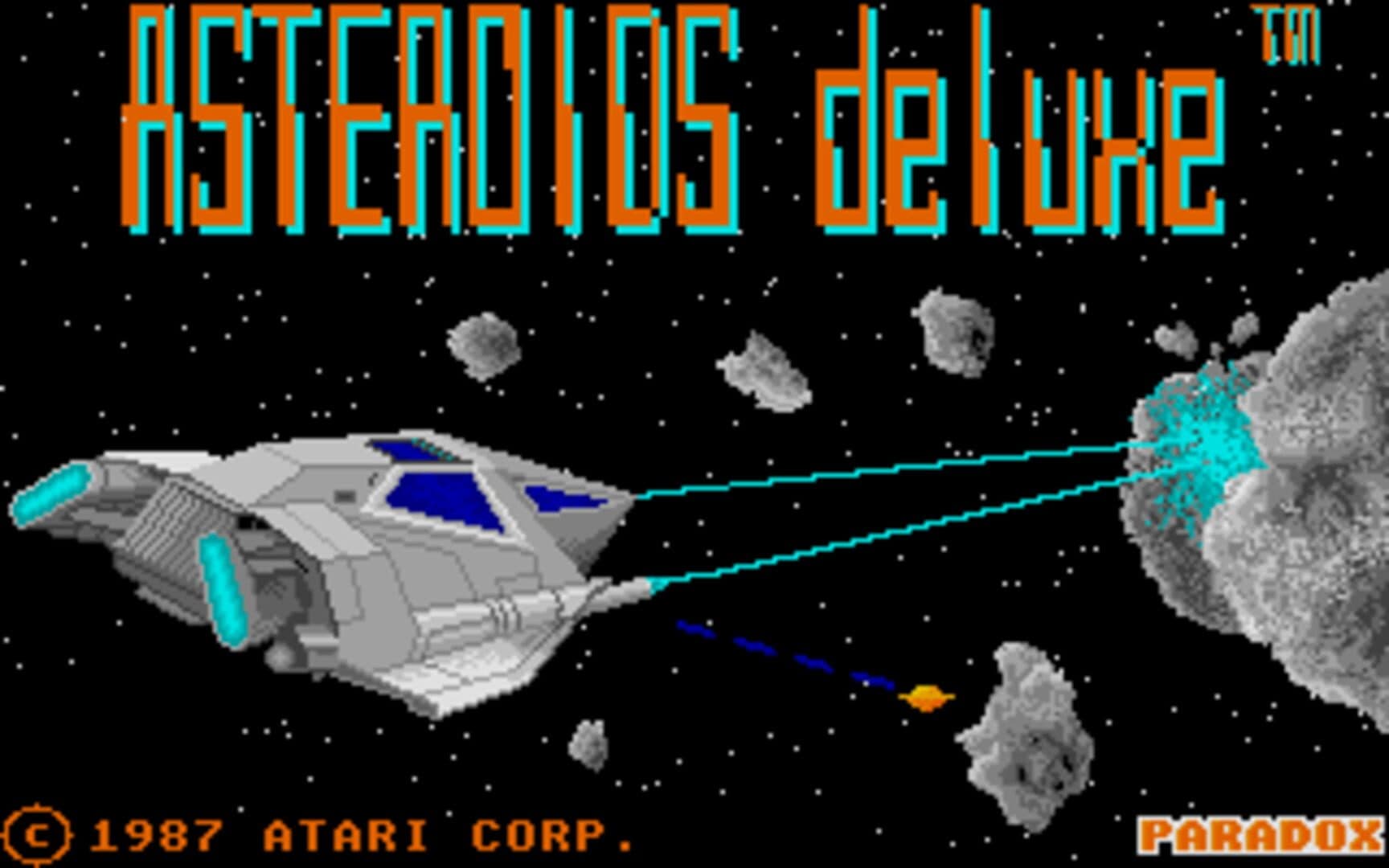Asteroids Deluxe screenshot 8