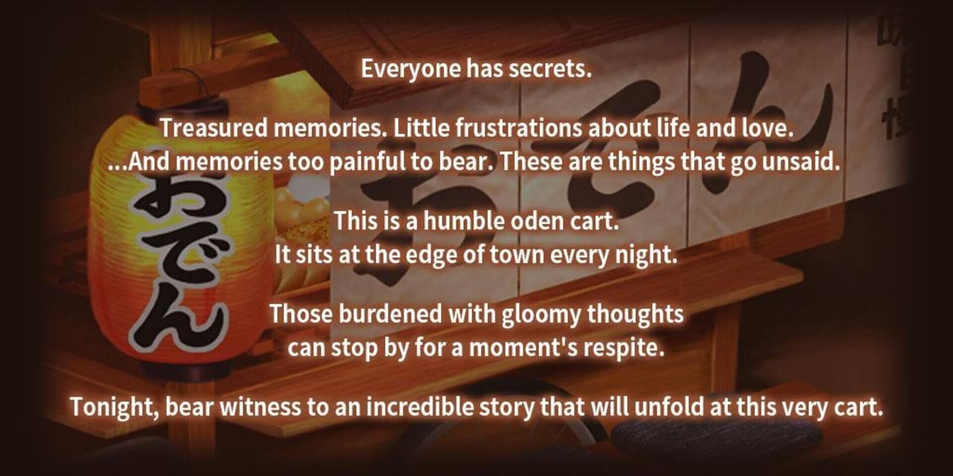 Oden Cart: A Heartwarming Tale screenshot 1
