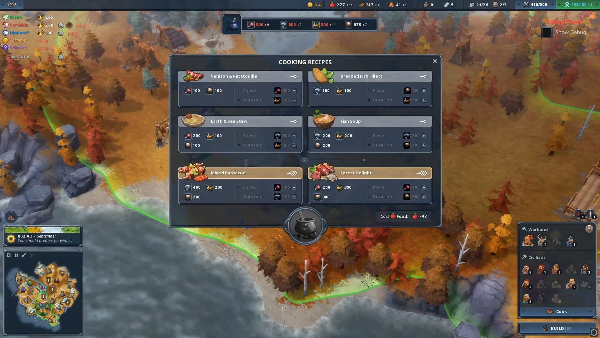 Northgard: Ratatoskr, Clan of the Squirrel screenshot 5