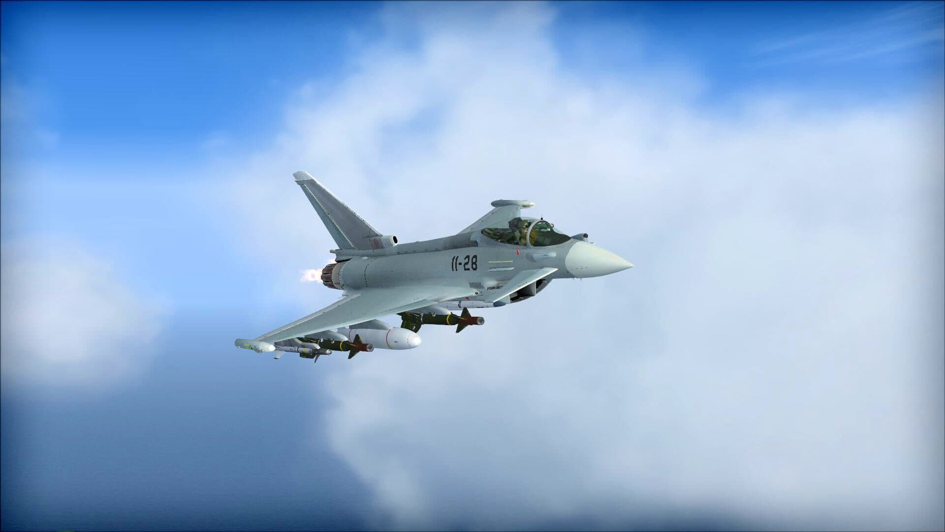 Microsoft Flight Simulator X: Steam Edition - Eurofighter screenshot 1
