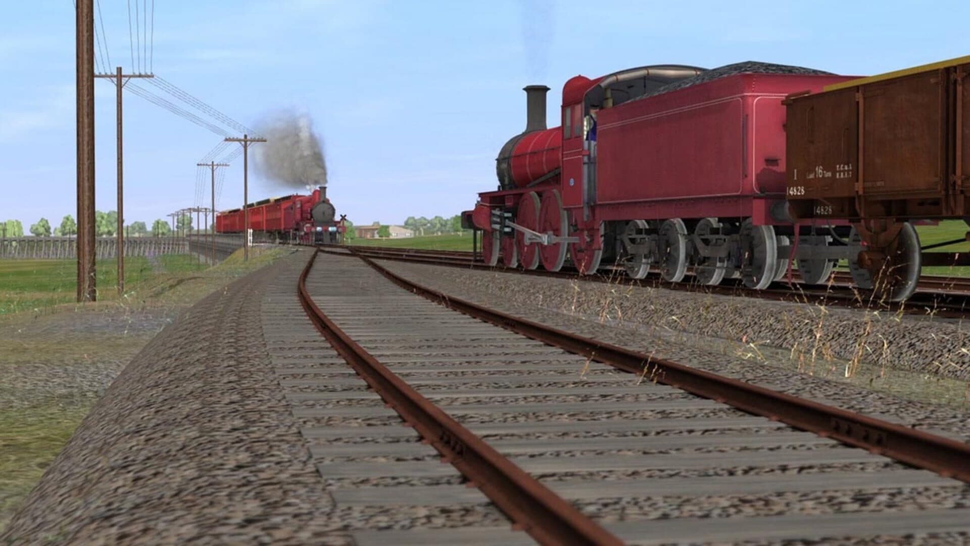 Trainz: A New Era - Victorian Railways Type 4 DD Class Pack: Canadian Red screenshot 1
