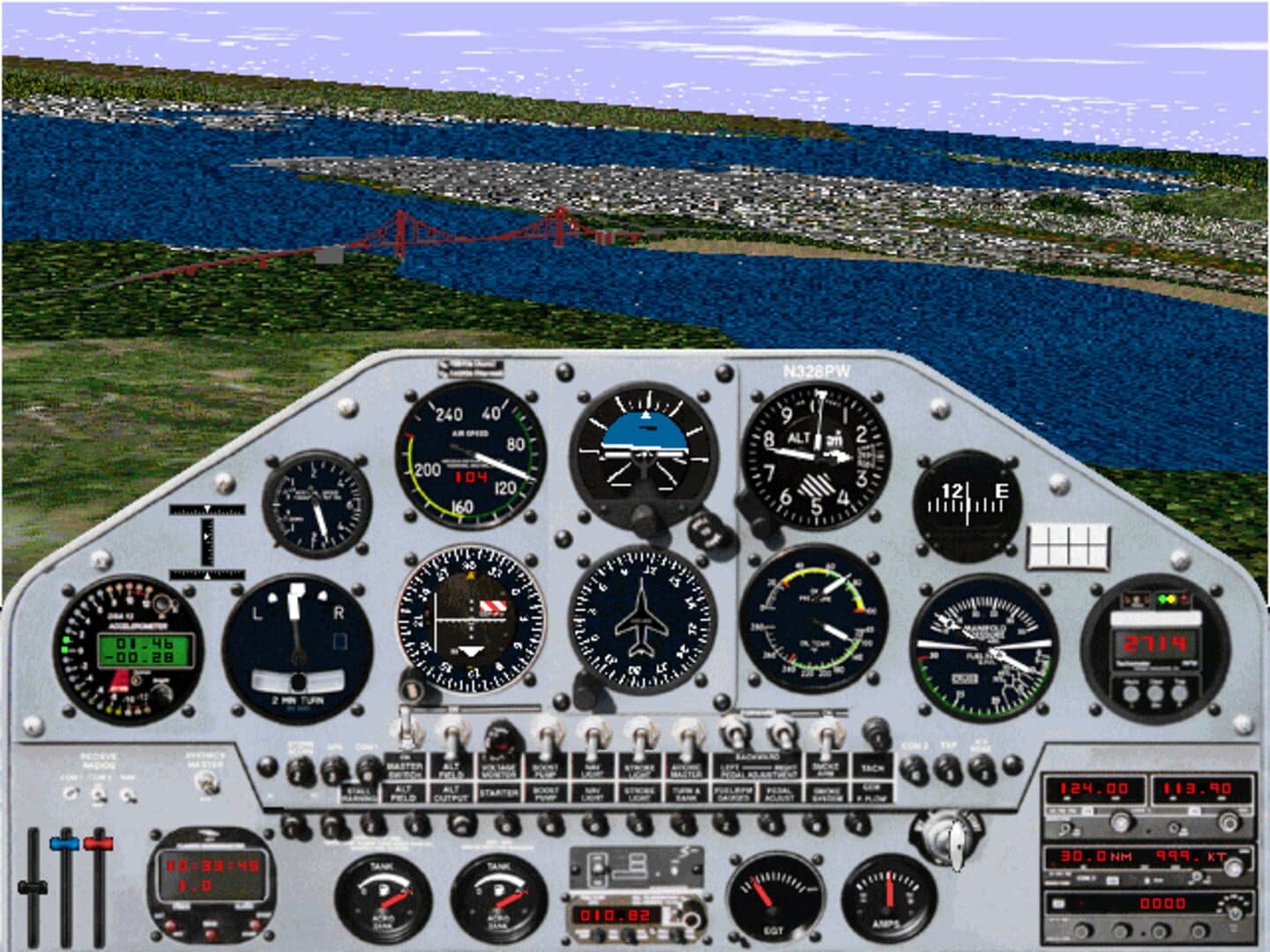 Microsoft Flight Simulator for Windows 95 screenshot 2