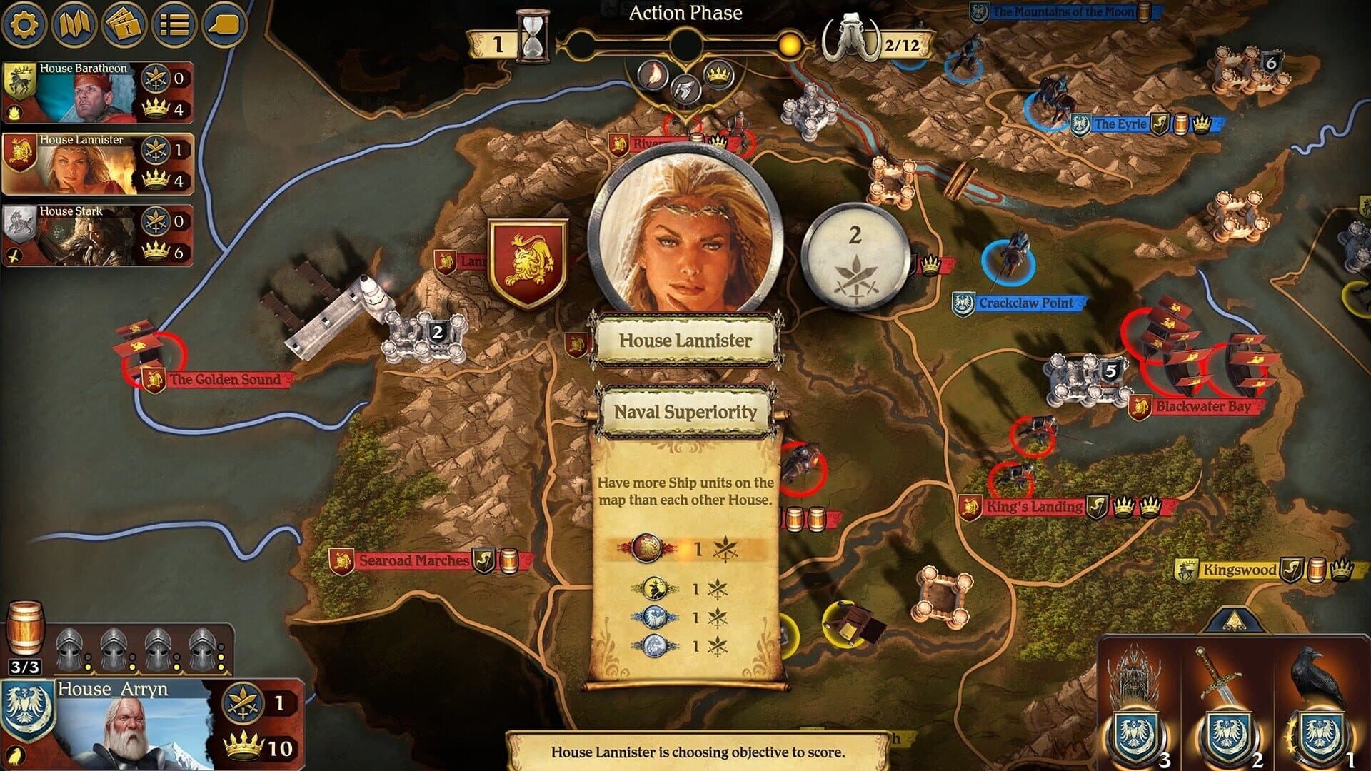 A Game of Thrones: The Board Game - Digital Edition: A Feast for Crows screenshot 1