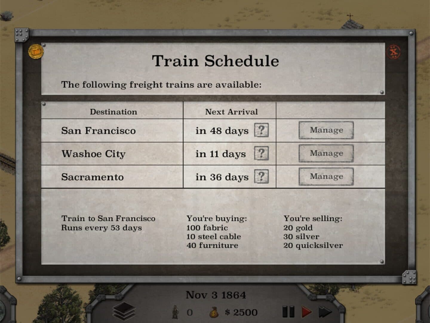 1849: Nevada Silver screenshot 4