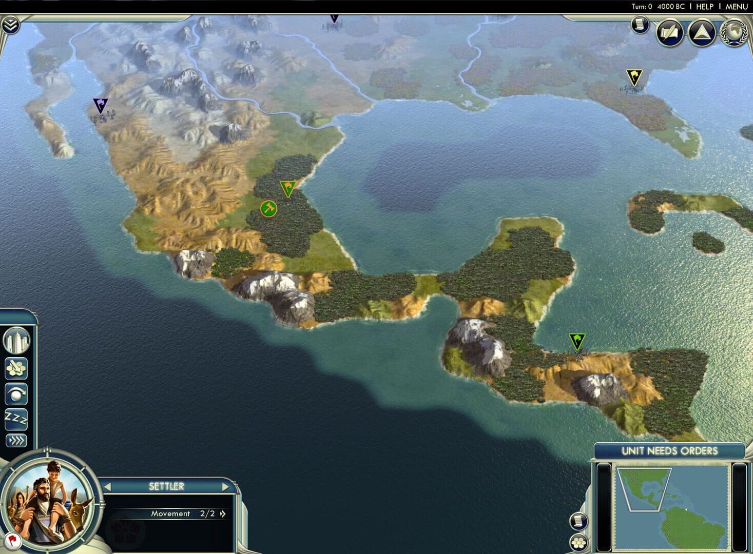Sid Meier's Civilization V: Cradle of Civilization Map Pack - Americas screenshot 1