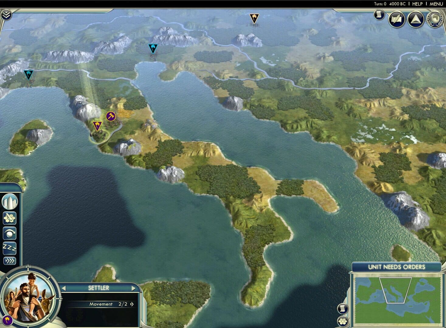 Sid Meier's Civilization V: Cradle of Civilization Map Pack - Mediterranean screenshot 1