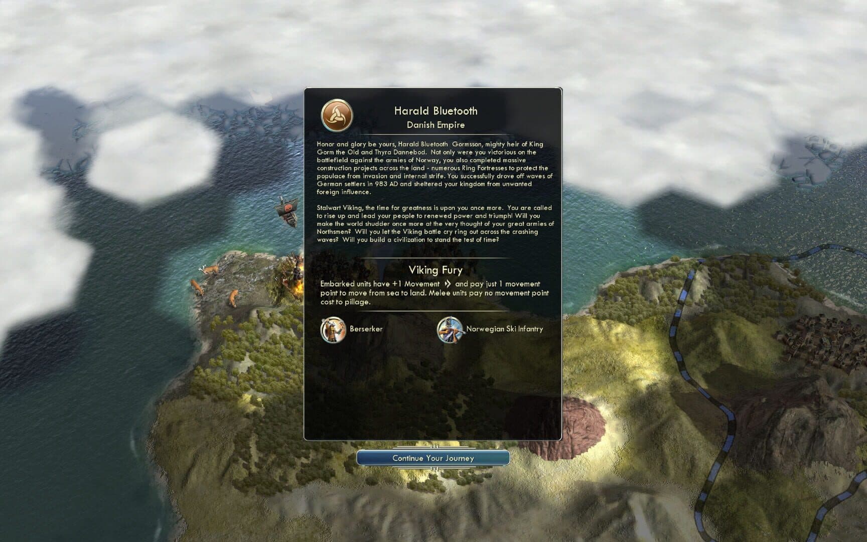 Sid Meier's Civilization V: Civ and Scenario Pack - Denmark (The Vikings) screenshot 3