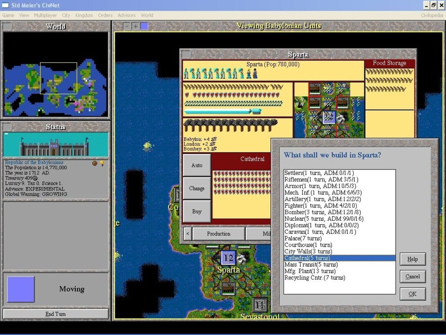 Sid Meier's CivNet screenshot 3