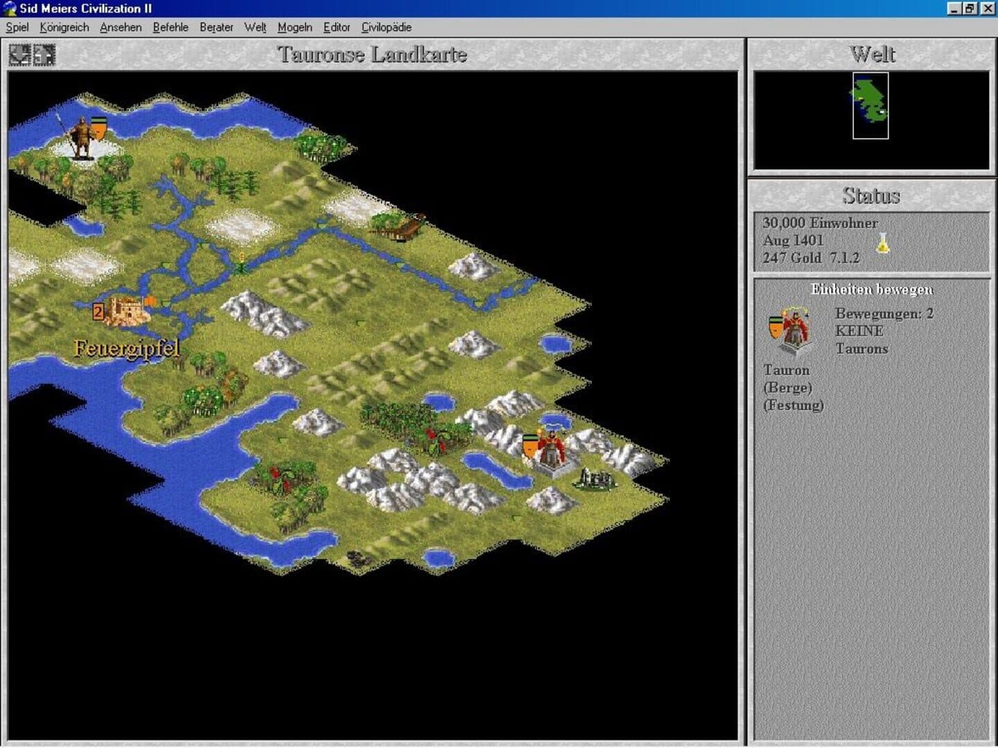 Sid Meier's Civilization II: Fantastic Worlds screenshot 3