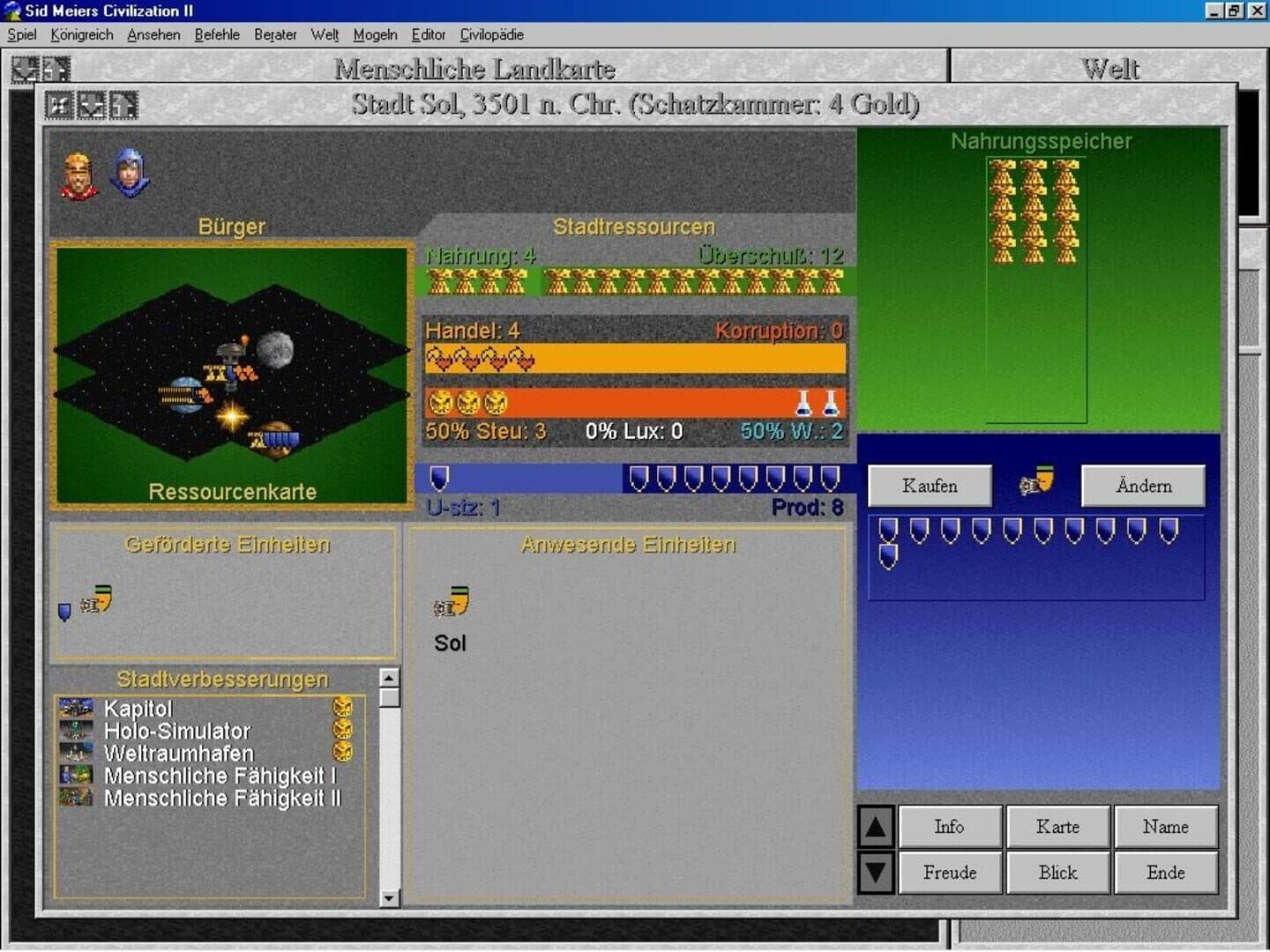 Sid Meier's Civilization II: Fantastic Worlds screenshot 1