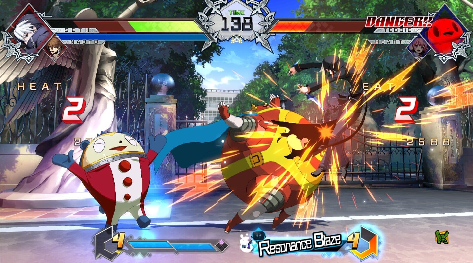 BlazBlue: Cross Tag Battle - Character Pack Vol. 7: Heart/NaotoKurogane/Teddie/Seth screenshot 1