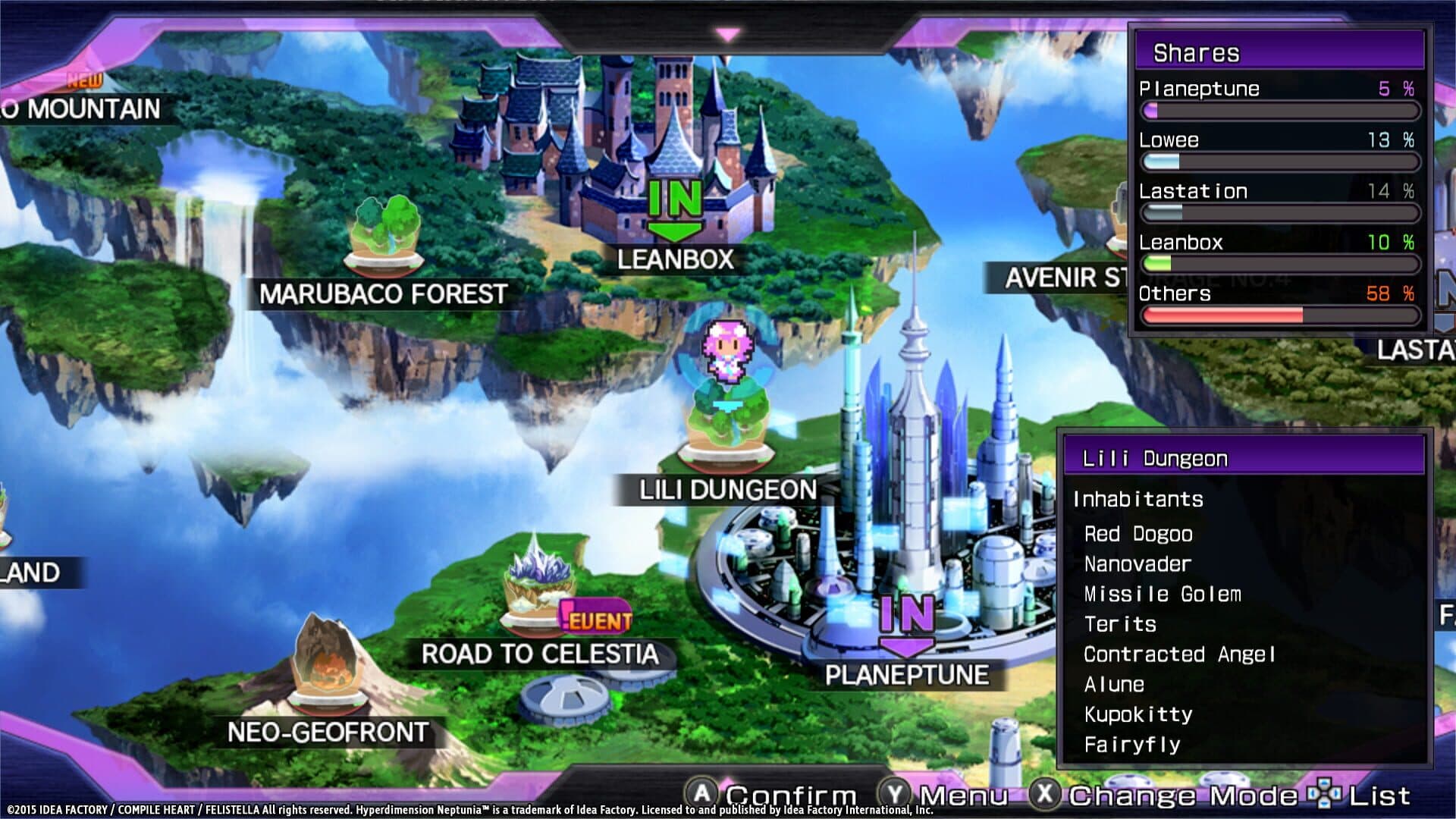 Hyperdimension Neptunia Re;Birth1: Lily-ad Dungeon screenshot 2