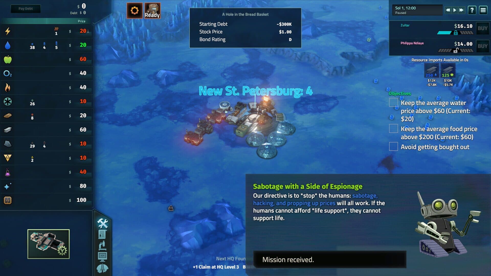 Offworld Trading Company: The Europa Wager Expansion screenshot 2