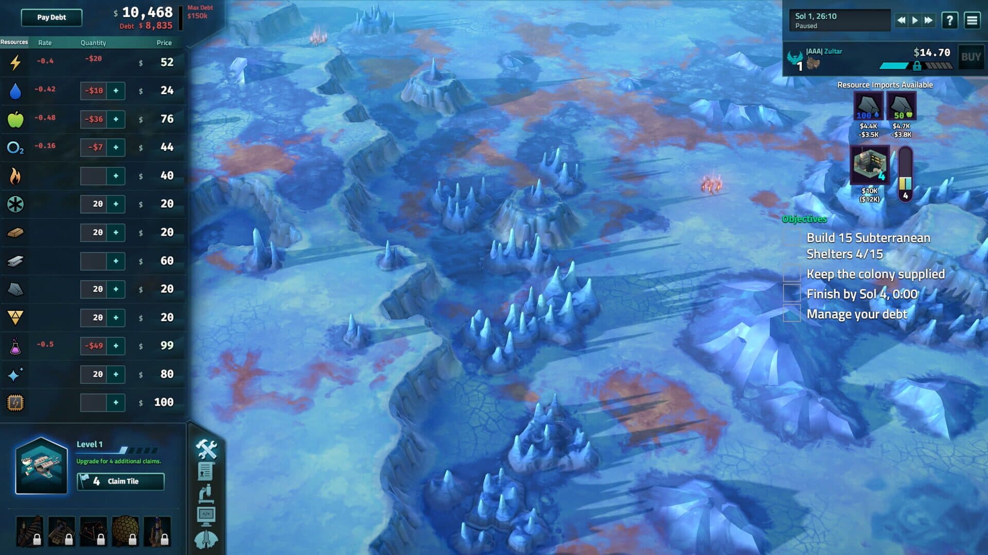 Offworld Trading Company: The Europa Wager Expansion screenshot 1