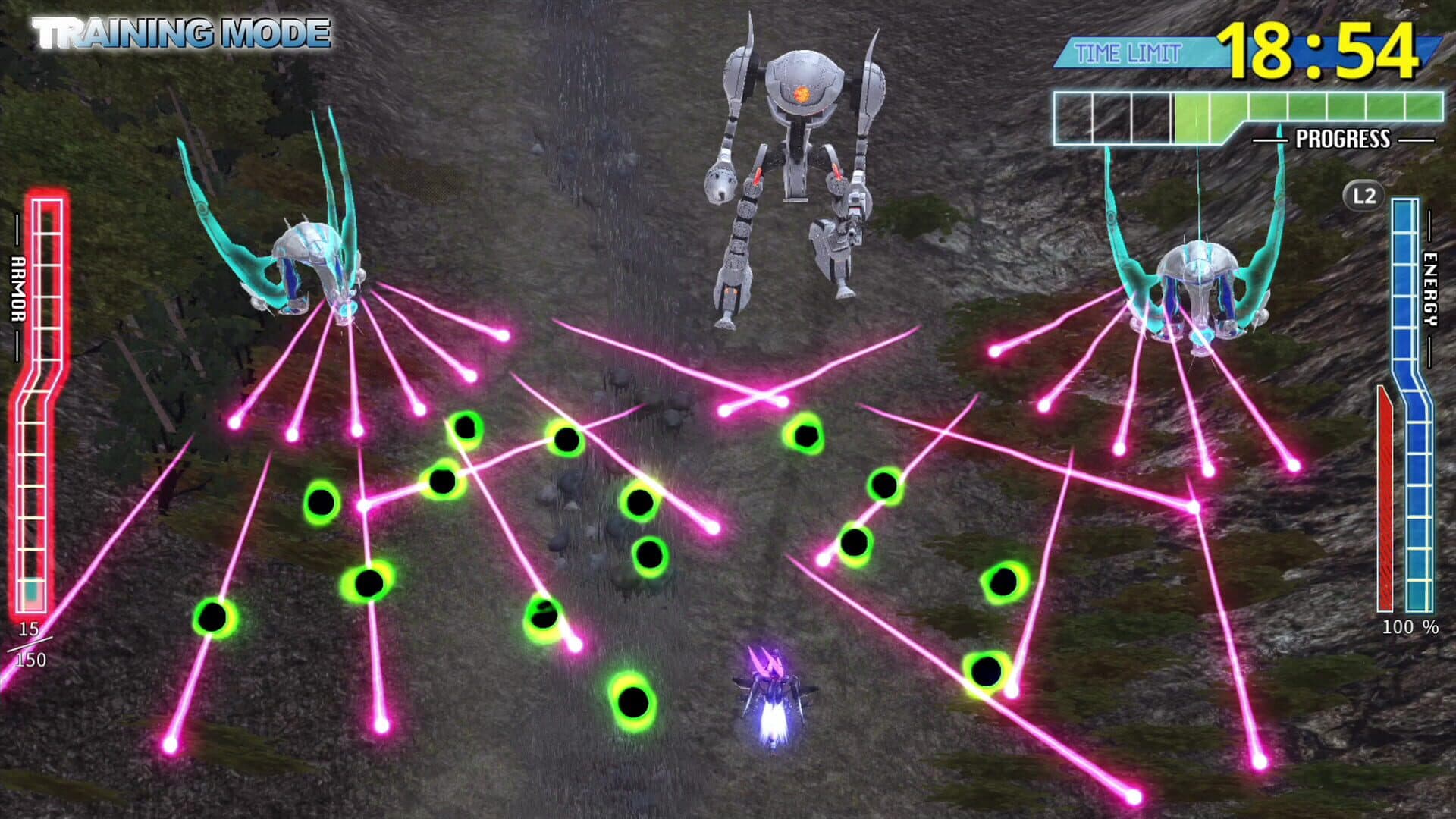 Earth Defense Force 4.1: Wing Diver the Shooter - Training Mode screenshot 6