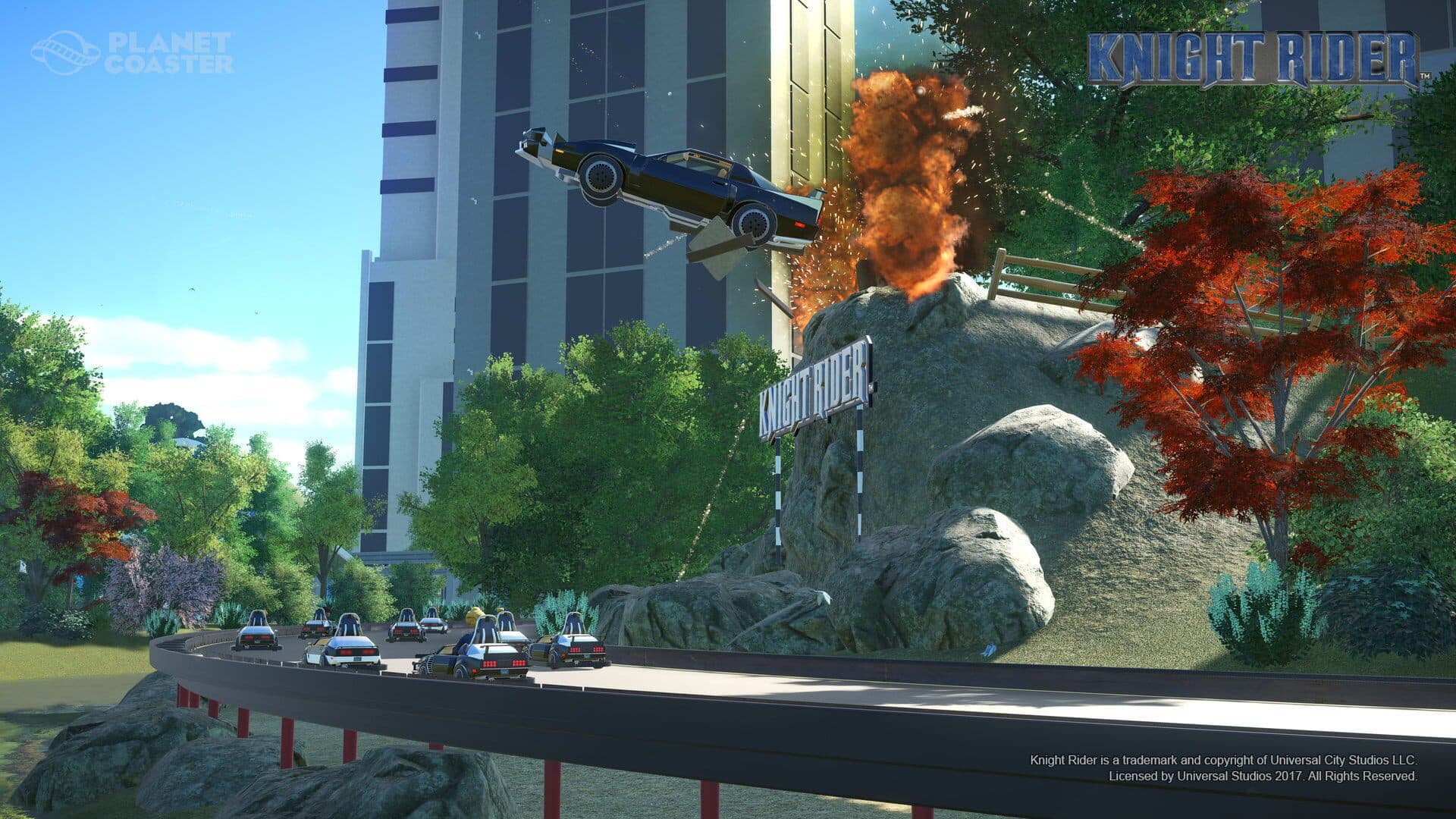 Planet Coaster: Knight Rider K.I.T.T. Construction Kit screenshot 5