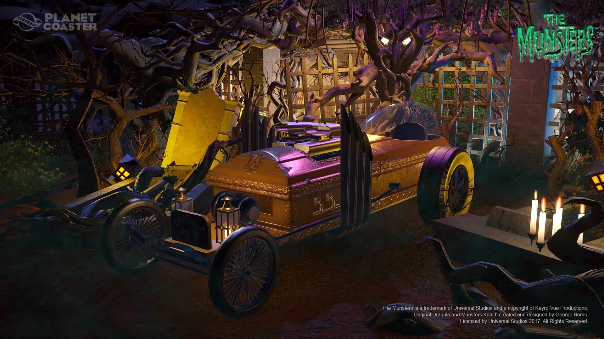 Planet Coaster: The Munsters Munster Koach Construction Kit screenshot 4