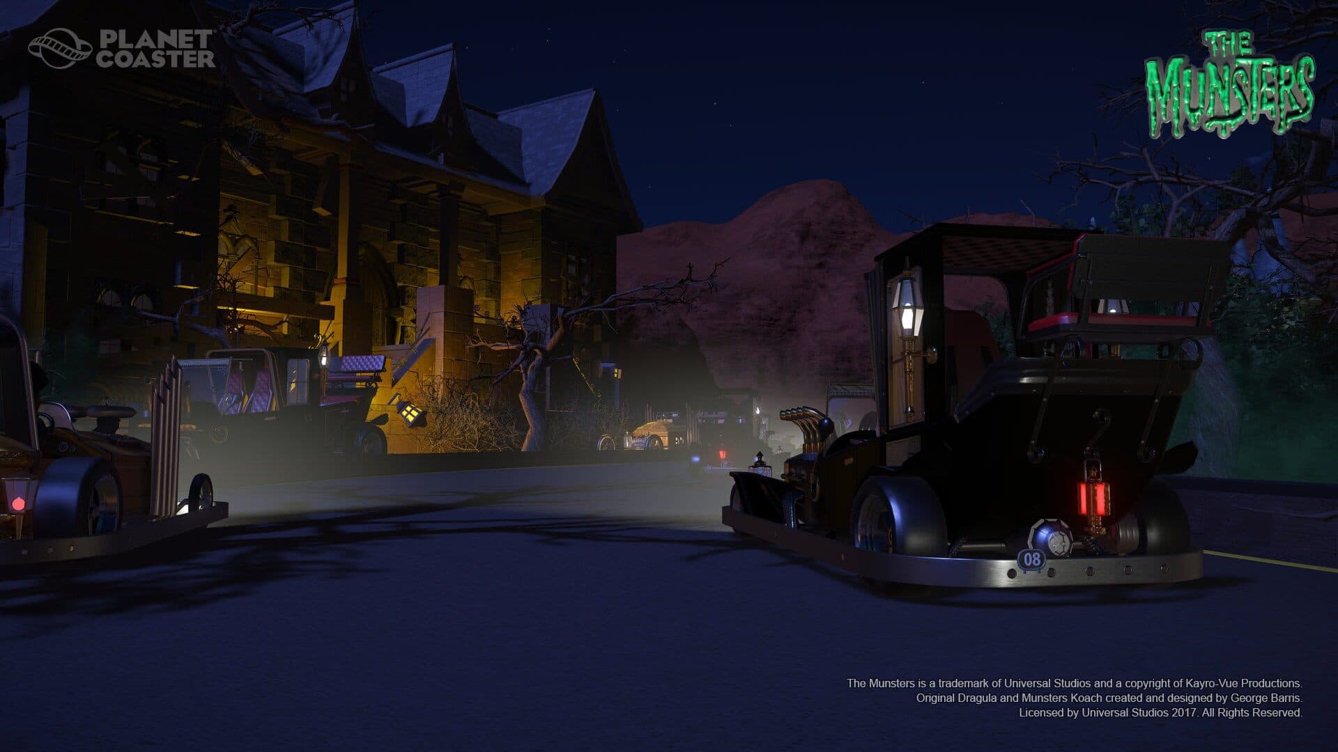 Planet Coaster: The Munsters Munster Koach Construction Kit screenshot 6