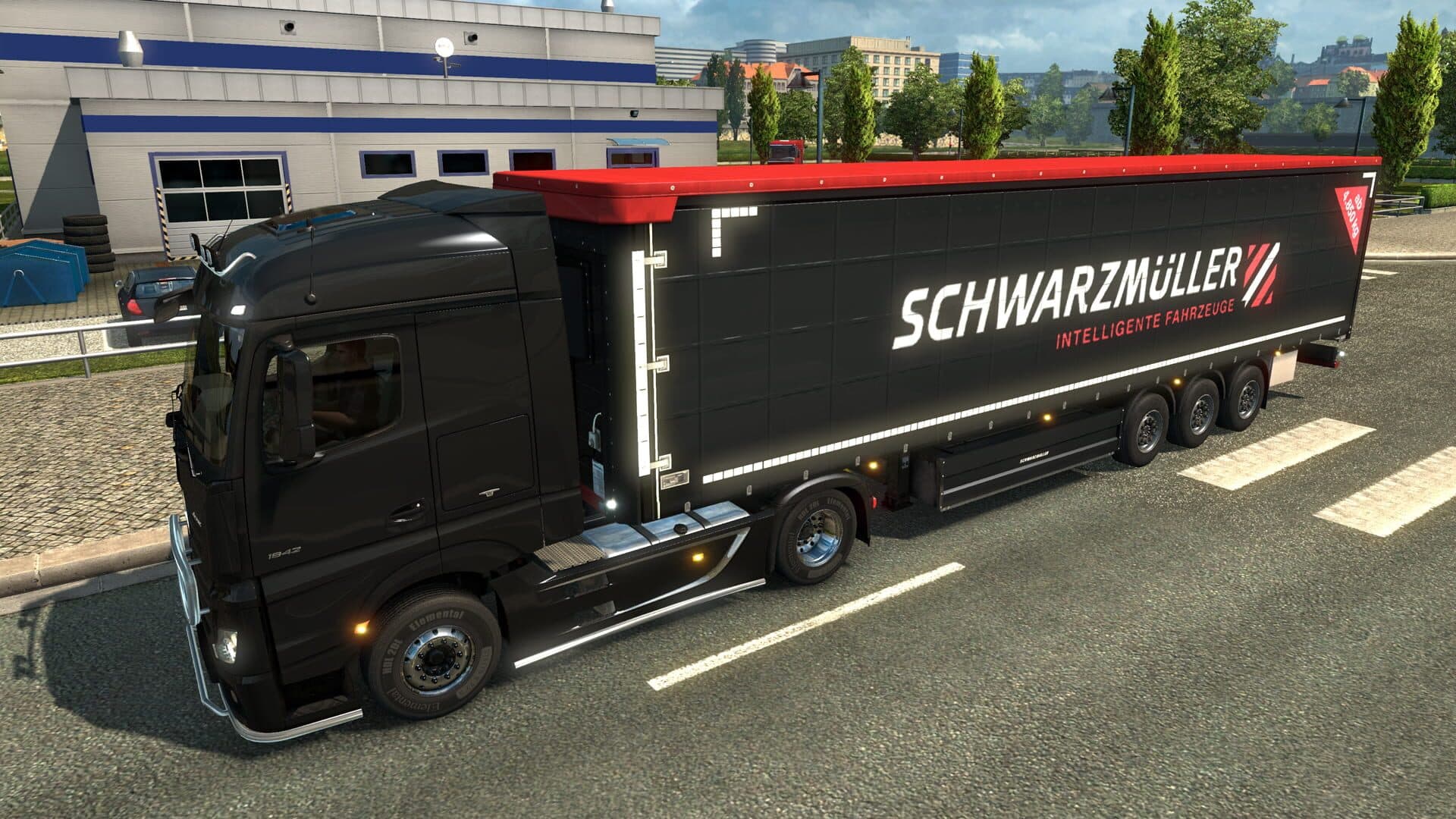 Euro Truck Simulator 2: Schwarzmüller Trailer Pack screenshot 3