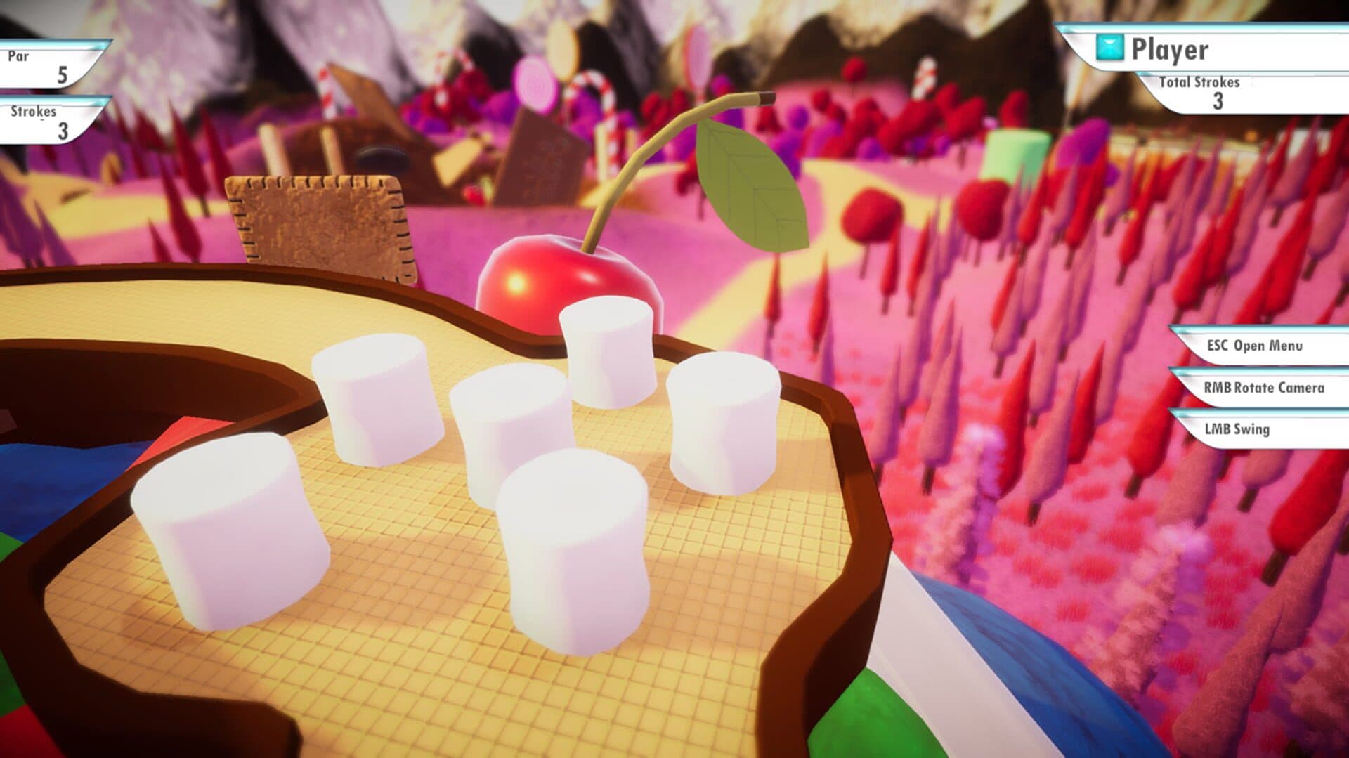 3D MiniGolf: Candy Shop screenshot 7