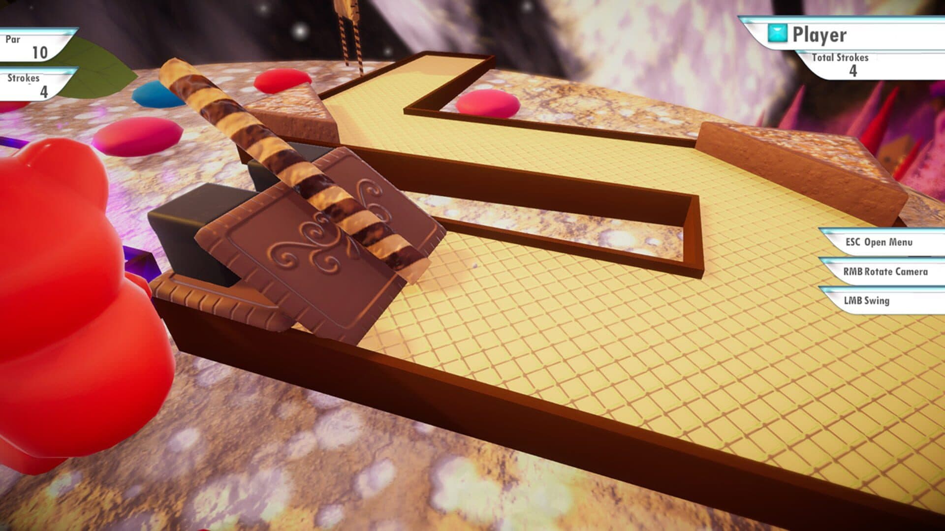 3D MiniGolf: Candy Shop screenshot 2
