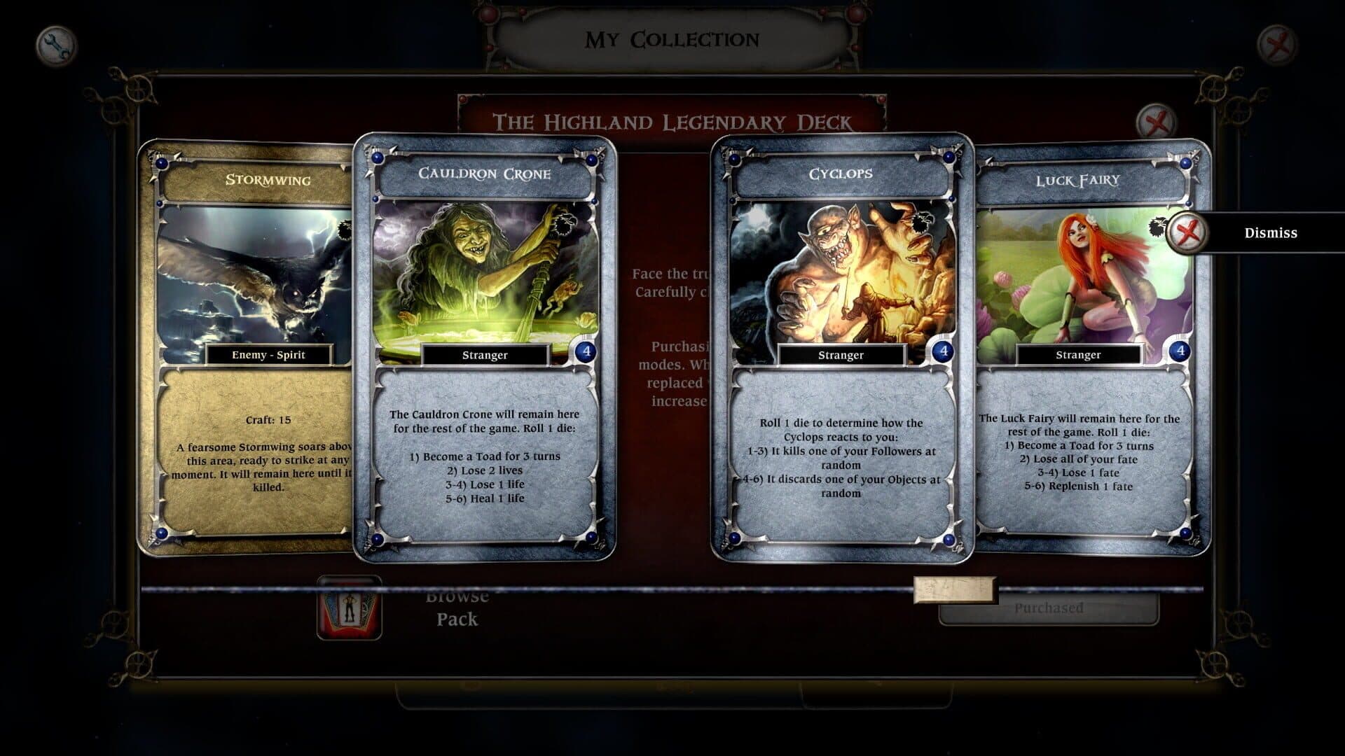 Talisman: The Highland Expansion - Legendary Deck screenshot 2