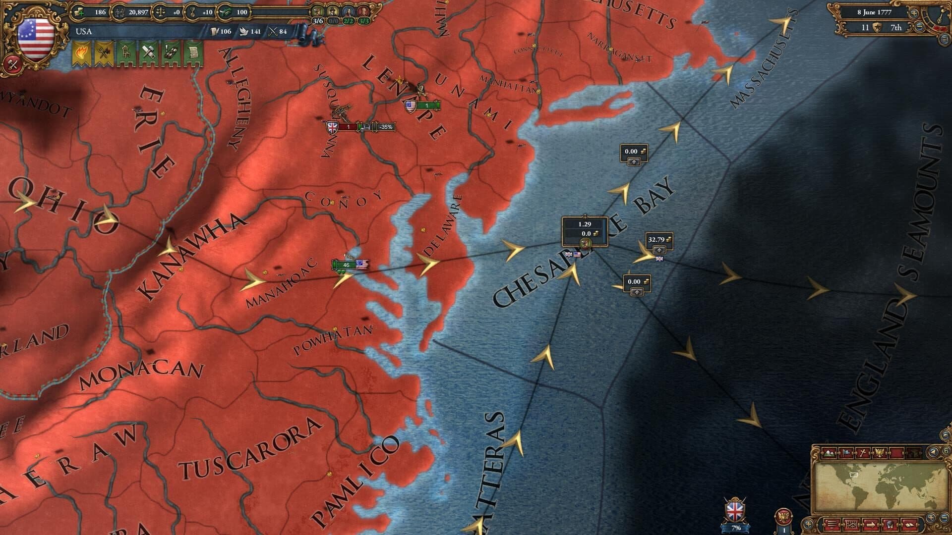 Europa Universalis IV: American Dream screenshot 2