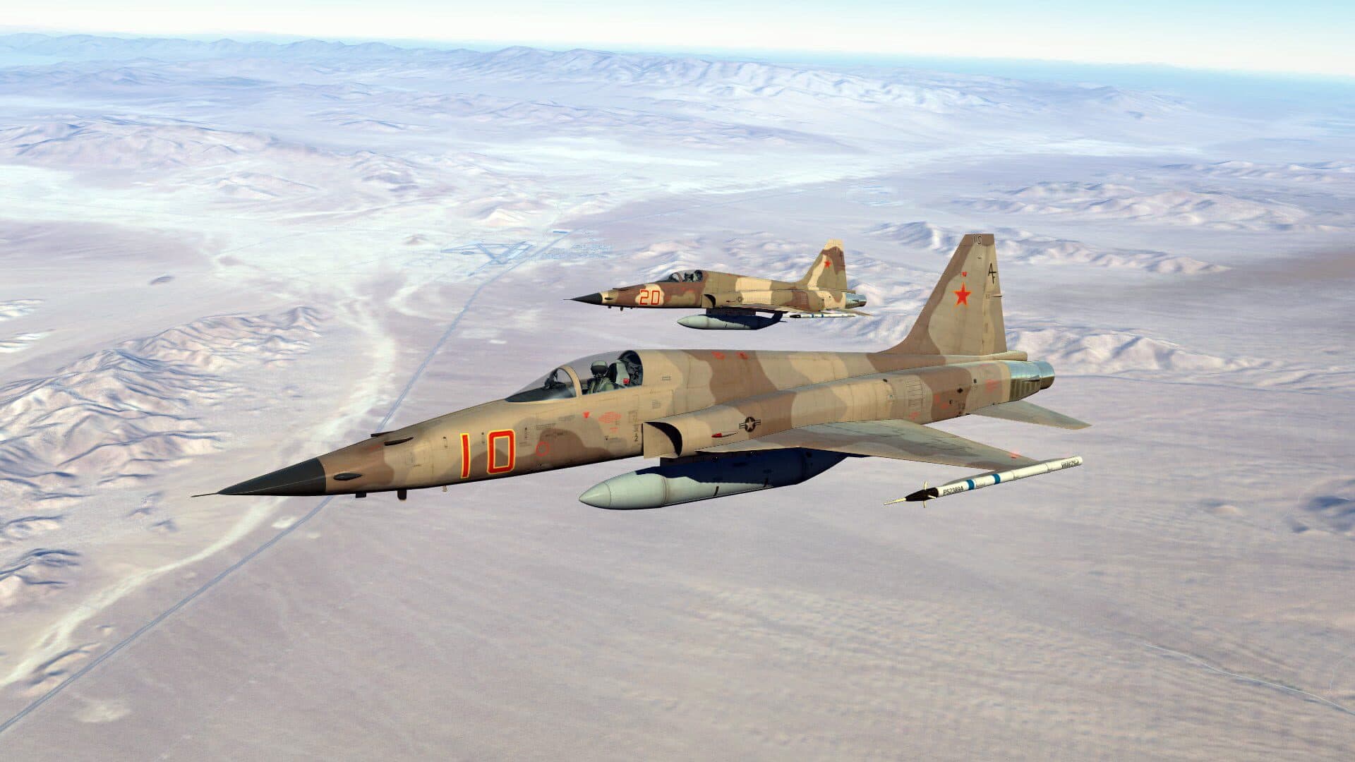 DCS World: F-5E - Aggressors Basic Fighter Maneuvers Campaign screenshot 9