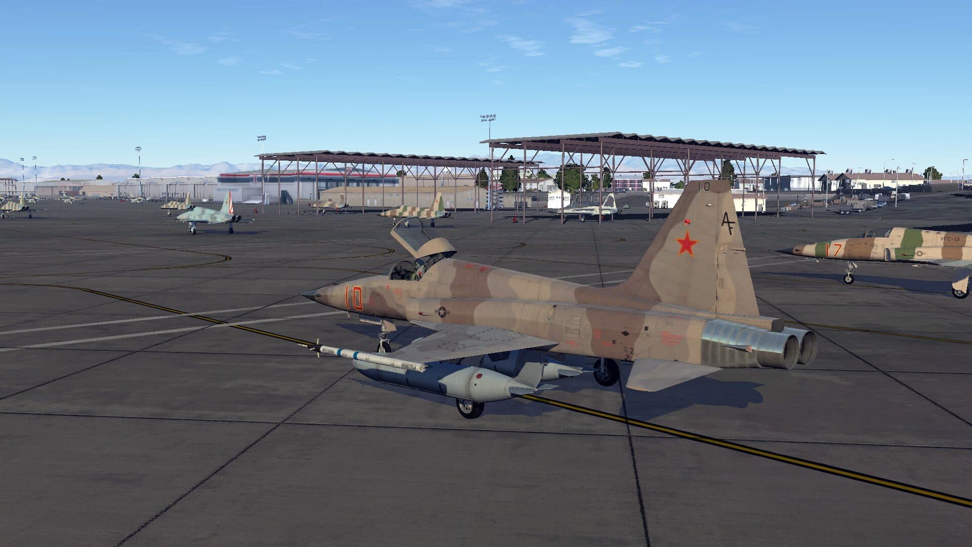 DCS World: F-5E - Aggressors Basic Fighter Maneuvers Campaign screenshot 3