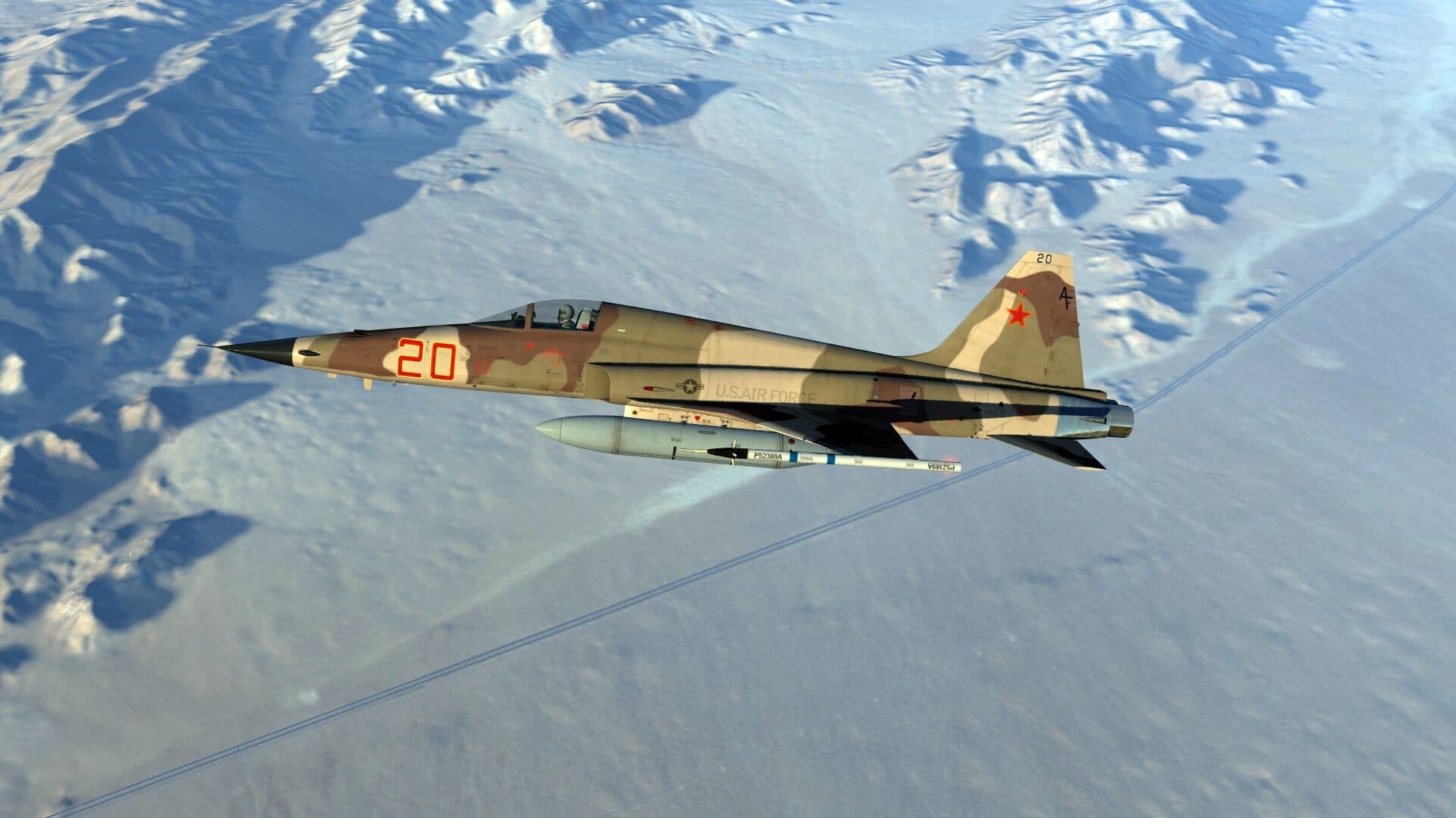 DCS World: F-5E - Aggressors Basic Fighter Maneuvers Campaign screenshot 6