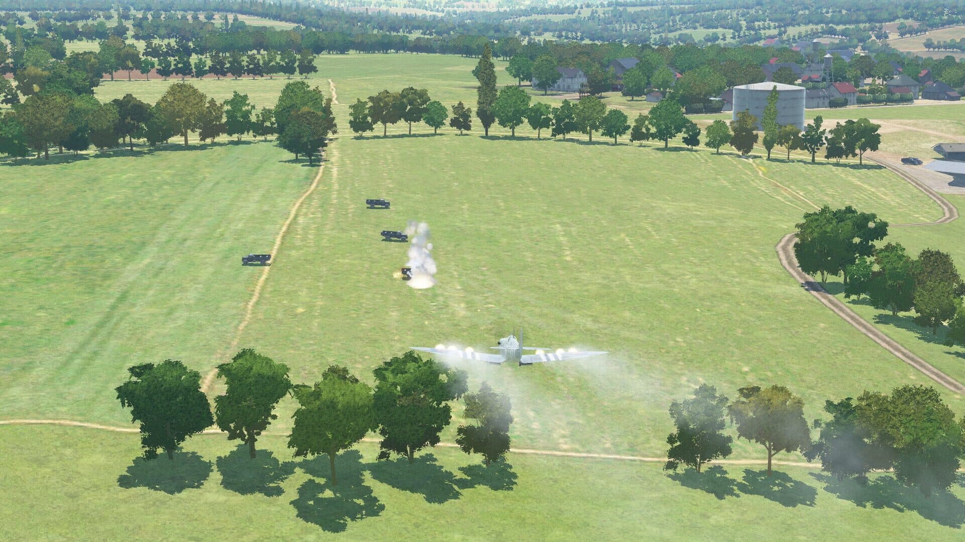 DCS World: Spitfire - Epsom Campaign screenshot 12