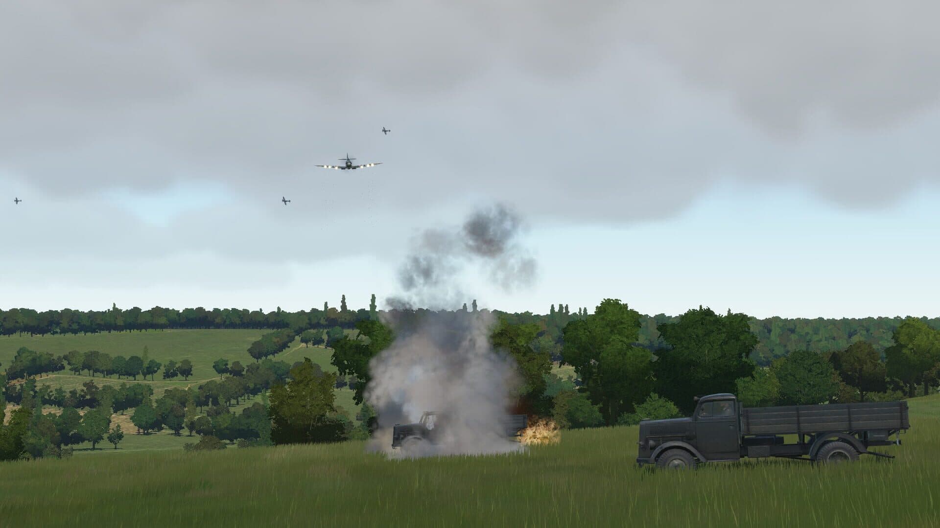 DCS World: Spitfire - Epsom Campaign screenshot 13