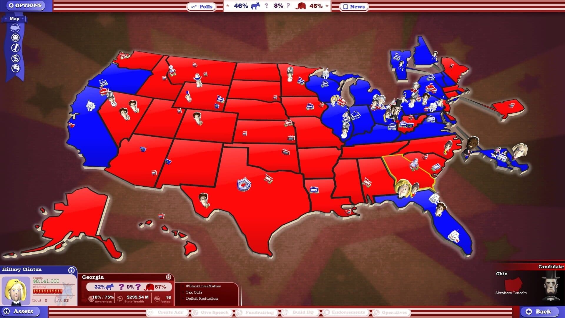 The Political Machine 2016: Campaign DLC screenshot 5