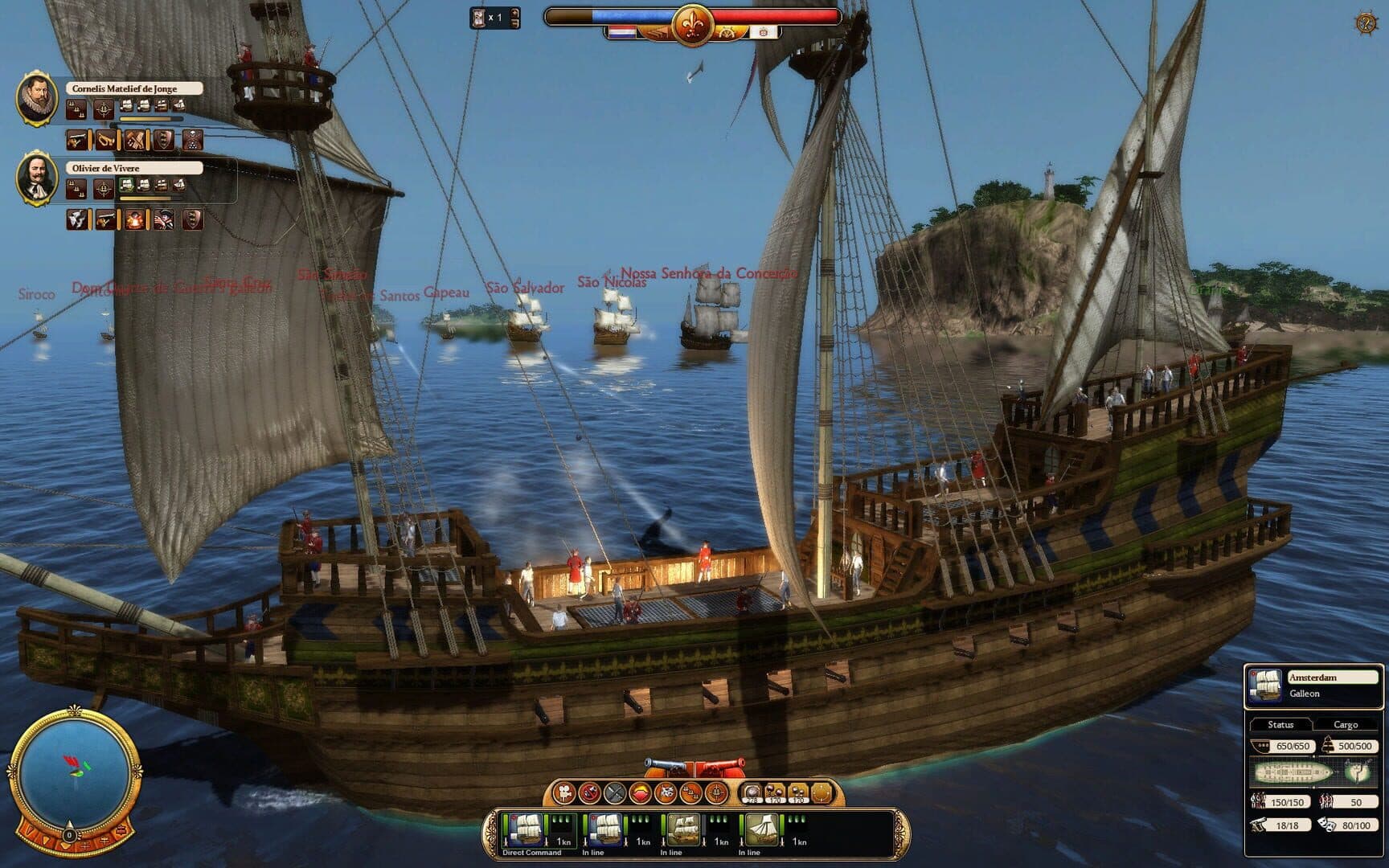 Commander: Conquest of the Americas - Colonial Navy screenshot 8