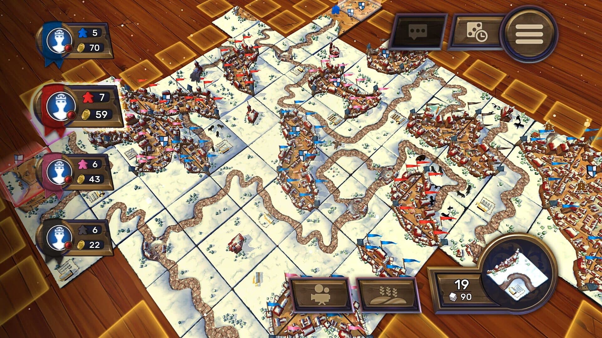 Carcassonne: The Official Board Game - Winter and Gingerbread Man screenshot 4