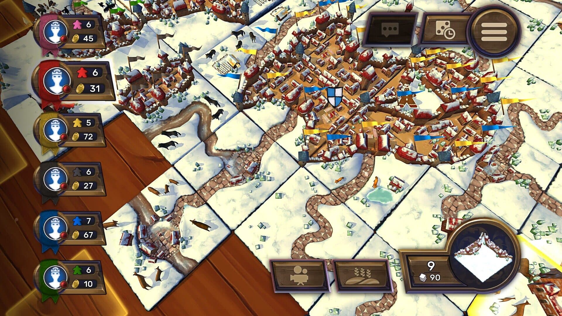 Carcassonne: The Official Board Game - Winter and Gingerbread Man screenshot 2