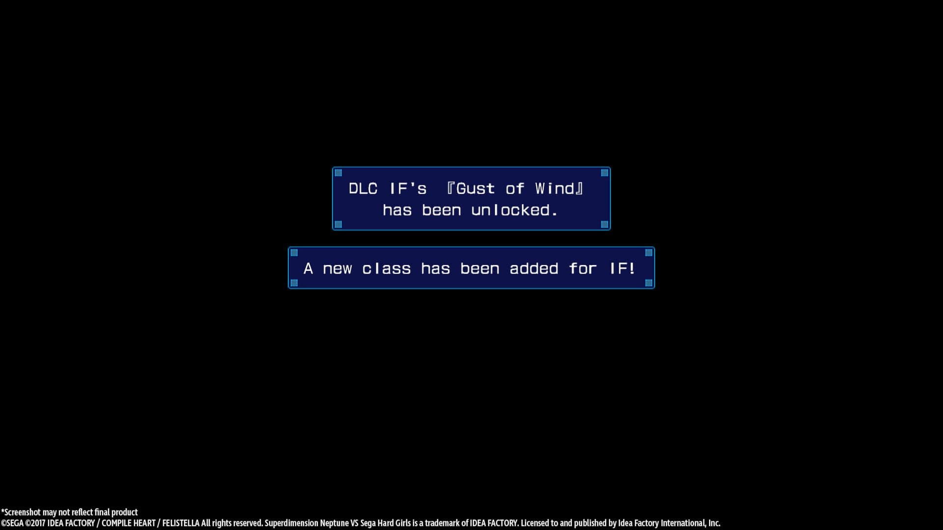 Superdimension Neptune vs. Sega Hard Girls: If's Gust of Wind screenshot 1