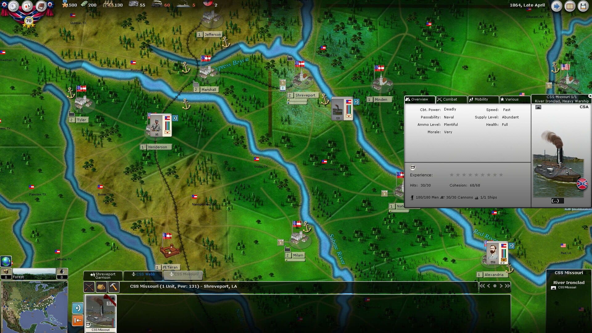 Civil War II: The Bloody Road South screenshot 1