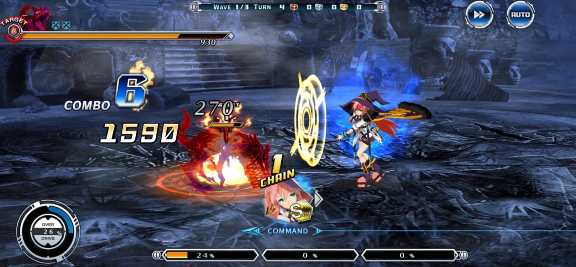 BlazBlue Alternative: Dark War screenshot 1