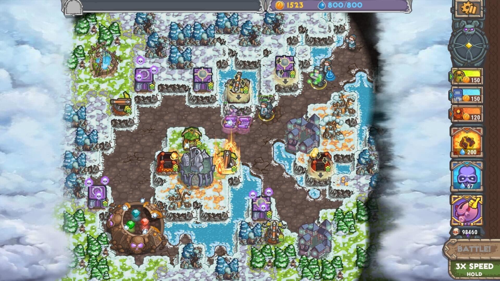 Cursed Treasure 2: Ultimate Edition - Tower Defense screenshot 1