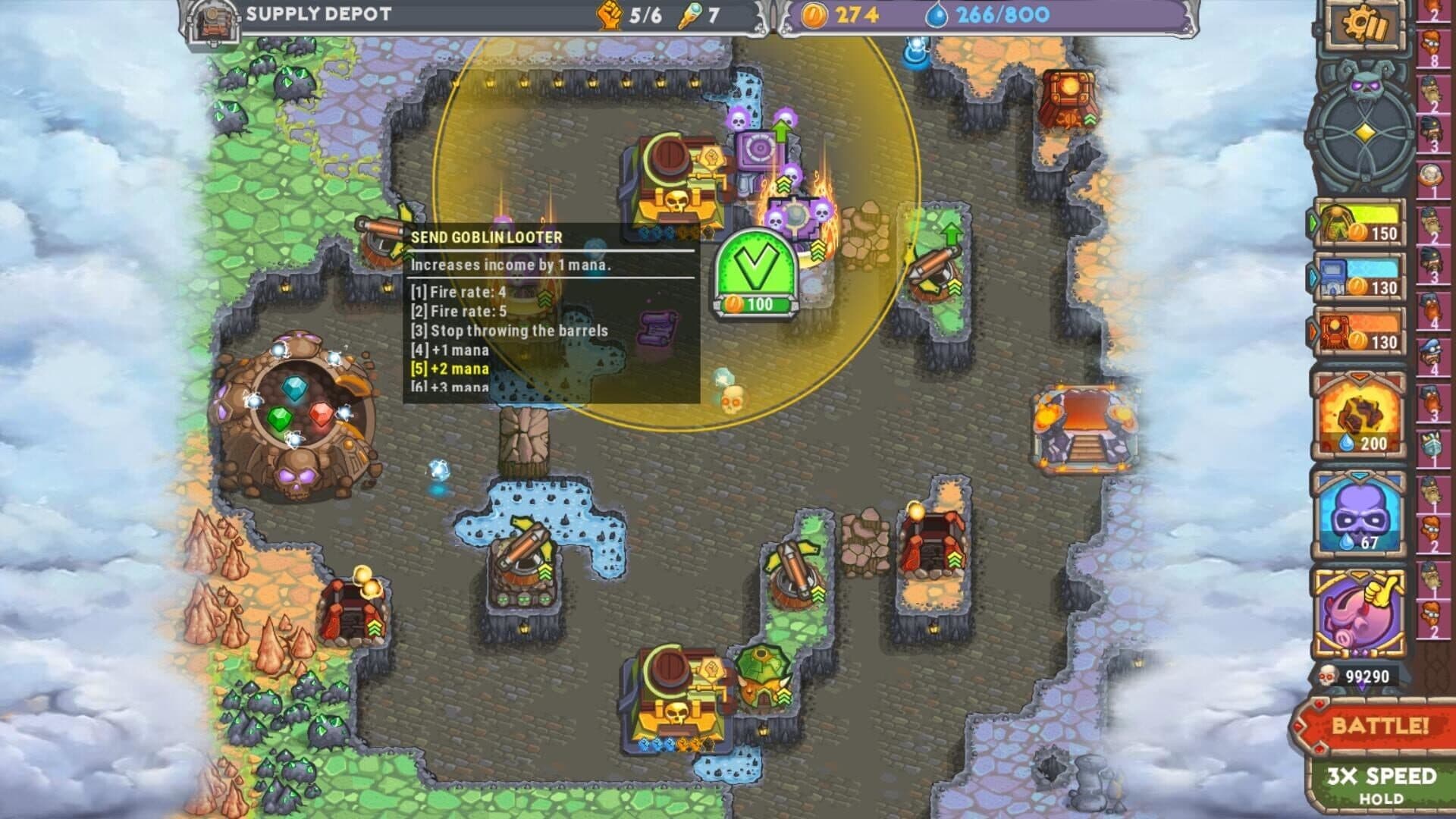 Cursed Treasure 2: Ultimate Edition - Tower Defense screenshot 8