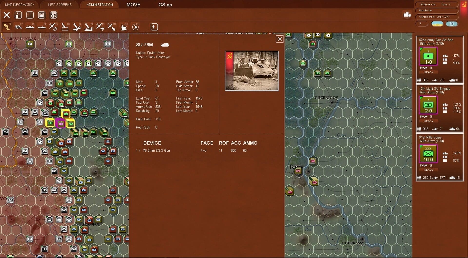 Gary Grigsby's War in the East: Lost Battles screenshot 2